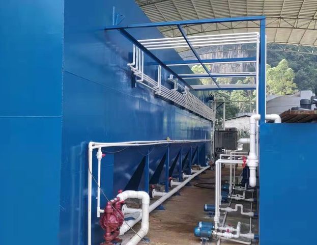崇左市某礦業廠區初期雨水處理設備